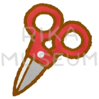 シンプルなハサミのイラスト