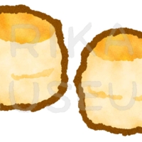 アフタヌーンティーのスコーンのイラスト