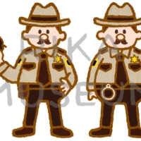 保安官のイラスト