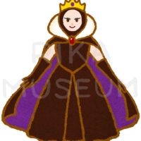 白雪姫に登場する王妃のイラスト