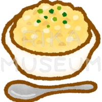 ドイツのショートパスタのシュペッツレのイラスト