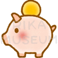 豚の貯金箱のイラスト