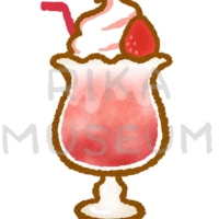 ストロベリードリンクのイラスト