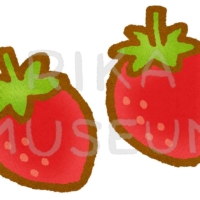 可愛い苺のイラスト