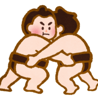Sumo Wrestlers お相撲のイラスト