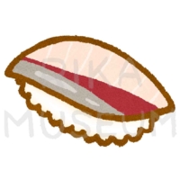 Young yellowtail sushi はまちの寿司のイラスト