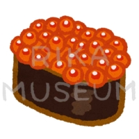 Salmon roe sushi いくら軍艦巻き