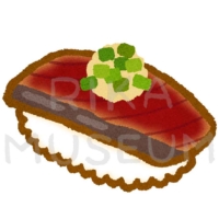Bonito sushi 鰹の寿司のイラスト