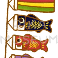 鯉のぼりのイラスト