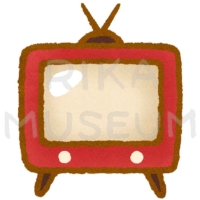 レトロなテレビのイラスト