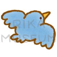 青い鳥のイラスト