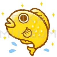 ロシア民話の金の魚のイラスト