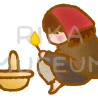 マッチ売りの少女のイラスト