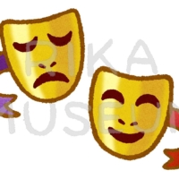 演劇の仮面(シアターマスク)のイラスト