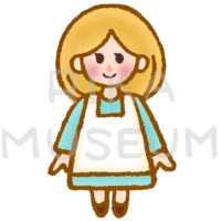 童話の3匹の熊に出てくる女の子のイラスト