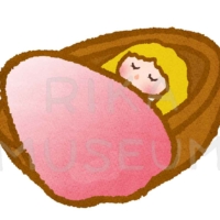 アンデルセン童話の親指姫のイラスト