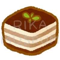 美味しそうなティラミスのイラスト