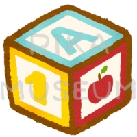 Cube おもちゃのキューブのイラスト