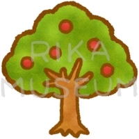 りんごの木のイラスト