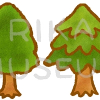 シンプルな木のイラスト