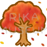 美しい紅葉のイラスト