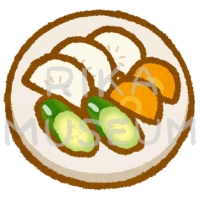 Japanese pickles お漬物のイラスト