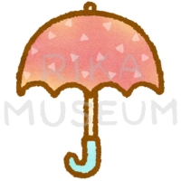 可愛い傘のイラスト