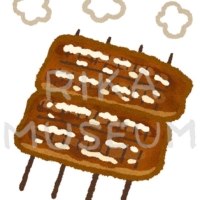 Broiled Japanese eel うなぎの蒲焼のイラスト