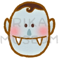 ハロウィンの可愛いドラキュラのイラスト
