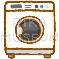 ドラム式洗濯機のイラスト