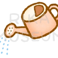 如雨露のイラスト