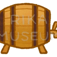 Wine barrel 大きなワイン樽のイラスト