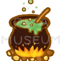 魔女の魔法の薬のイラスト